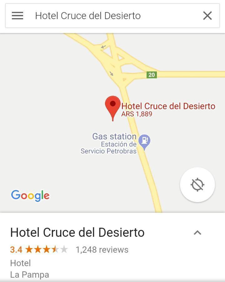 Hotel Cruce Del Desierto Veinticinco de Mayo  ภายนอก รูปภาพ